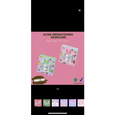 Paket Skincare Yeppu-Yeppu By Kiyowo Travel Size BPOM Halal Paket Skincare Acne Treatment Dan Hello 
