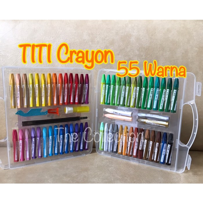 

Eklusif Atk0463Tt 55 Warna Titi Crayon Oil Pastel Ti-P-55S Krayon Anak Tk Sd Hot Sale