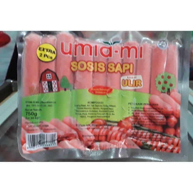 

Umiami sosis ulir merah