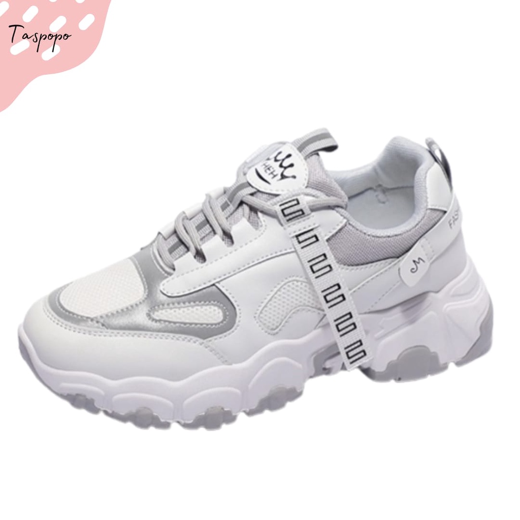 Taspopo 1016 Sepatu Sneaker Wanita Fashion Korea Import