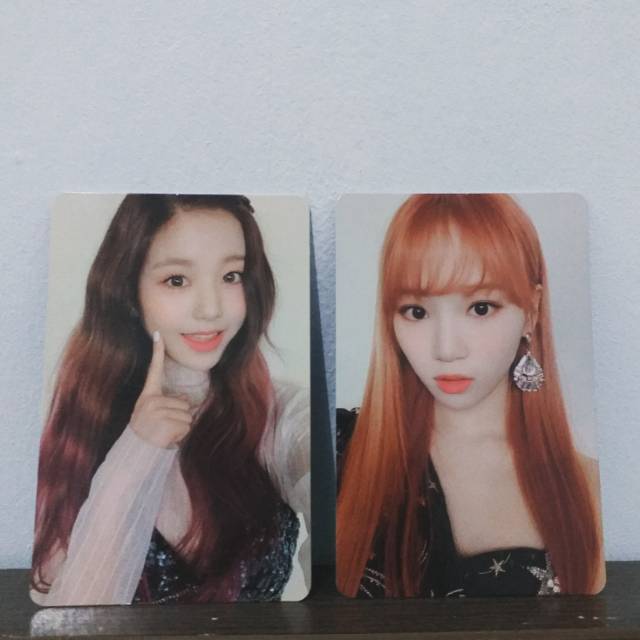 IZONE PHOTOCARD WONYOUNG CHAEWON PC SAPPHIRE HEARTIZ