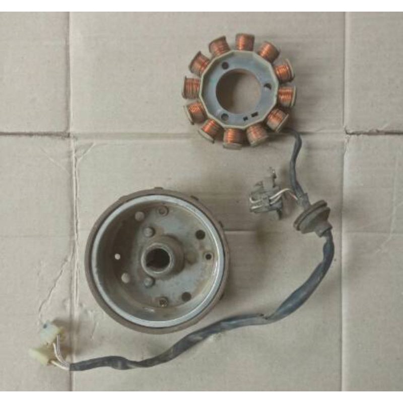 PENGAPIAN SPUL SET MAGHNIT ORIGINAL LEPASAN MOTOR YAMAHA MIO J MIO GT SOUL GT FINO