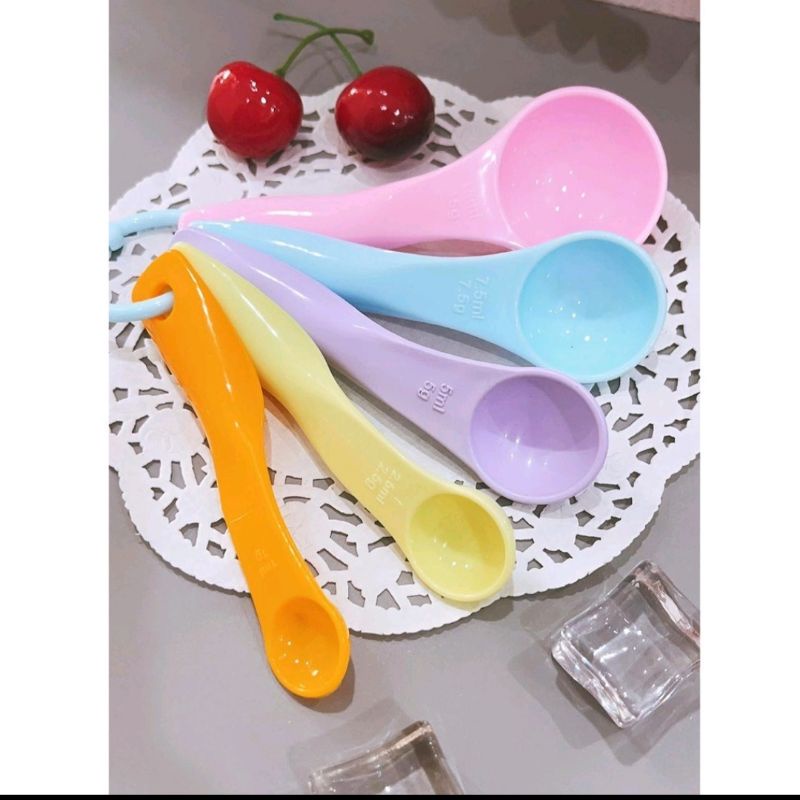 Sendok Takar Set 5 in 1 / Measuring Spoon / Sendok Takar Bumbu