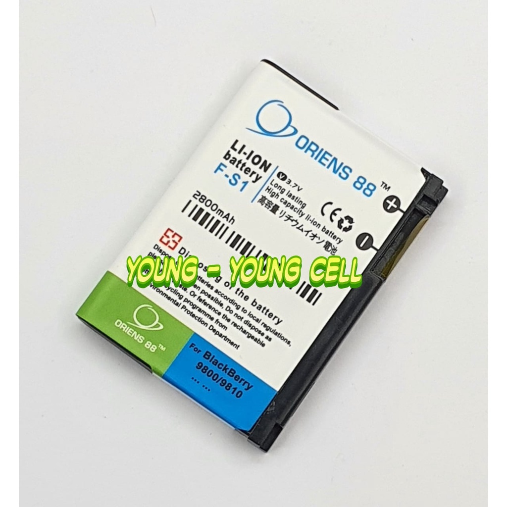 BATERAI DOUBLE POWER ORIENS 88 BLACKBERRY BB9800 / FS-1 / TORCH / BATRE / BATERE / BATRAI / BATREI / BATU