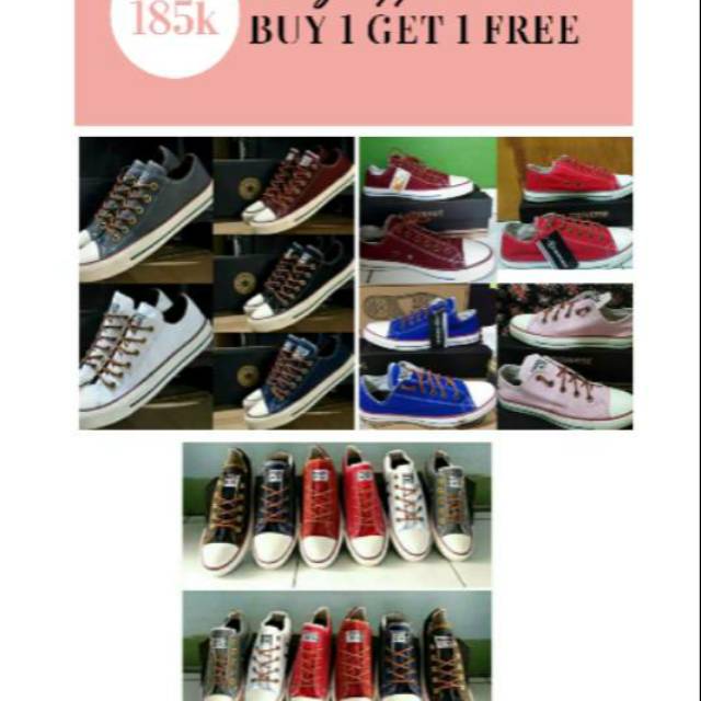 converse buy 1 get 1 free