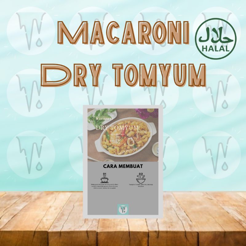 

Makanan Instan Macaroni Tomyum Soup atau Dry, Halal