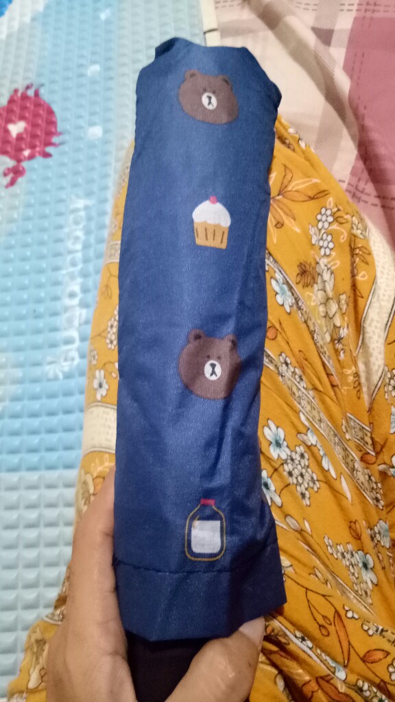 Alfaindo Payung Motif Beruang Lucu Py01 Payung Serbaguna Untuk Hujan Atau Panas