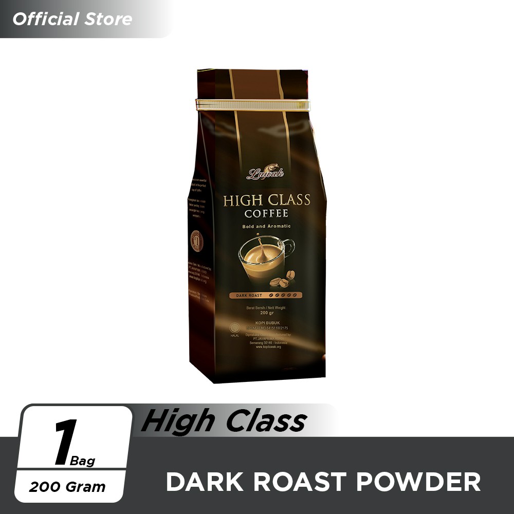 

Kopi Luwak High Class Dark Roast Powder 200gr