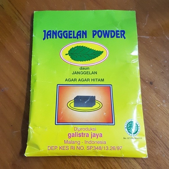 

Ge6012Gtb Bubuk Cincau Hitam/Janggelan Powder 30Gr Halal Produksi Malang Ds501Ghg
