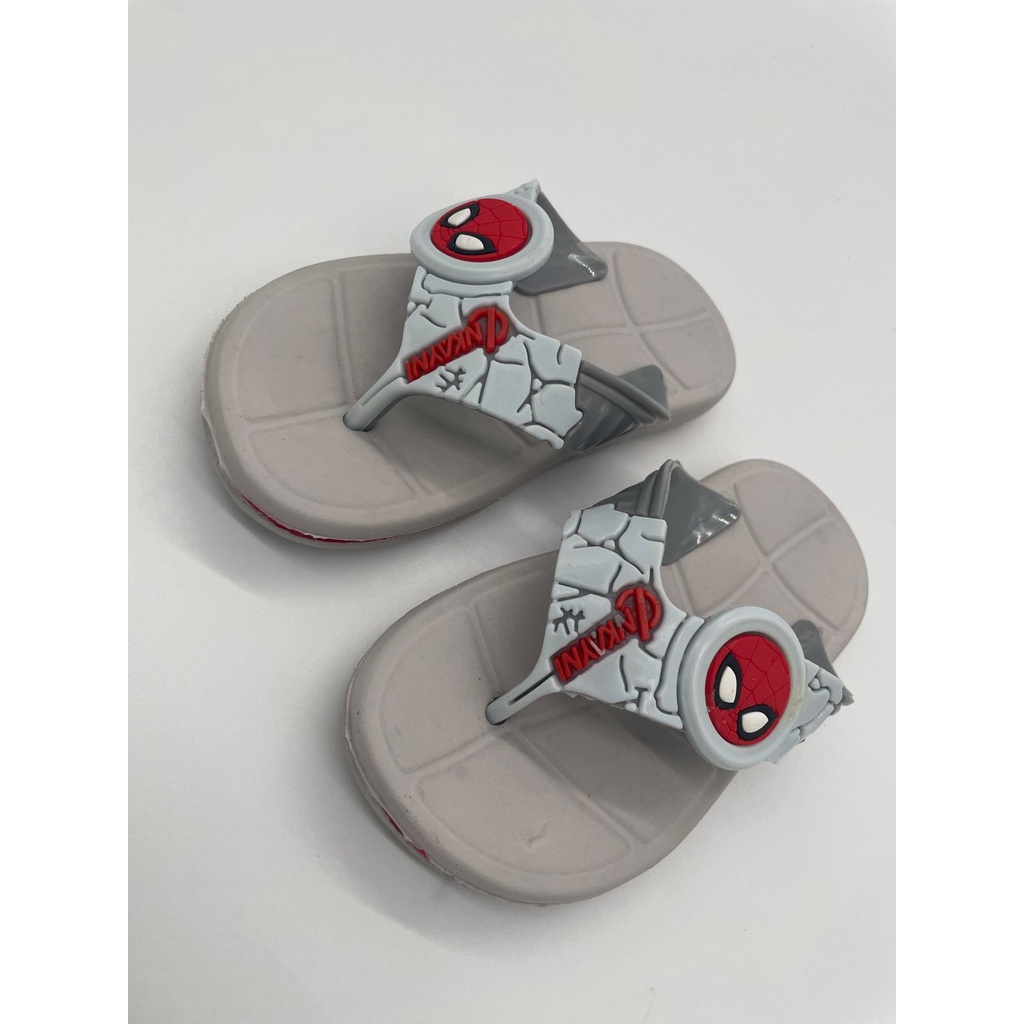 Sandal Anak Laki Laki Terbaru Kekinian Model Spider-Man Bahan EVA Karet Tidak Licin