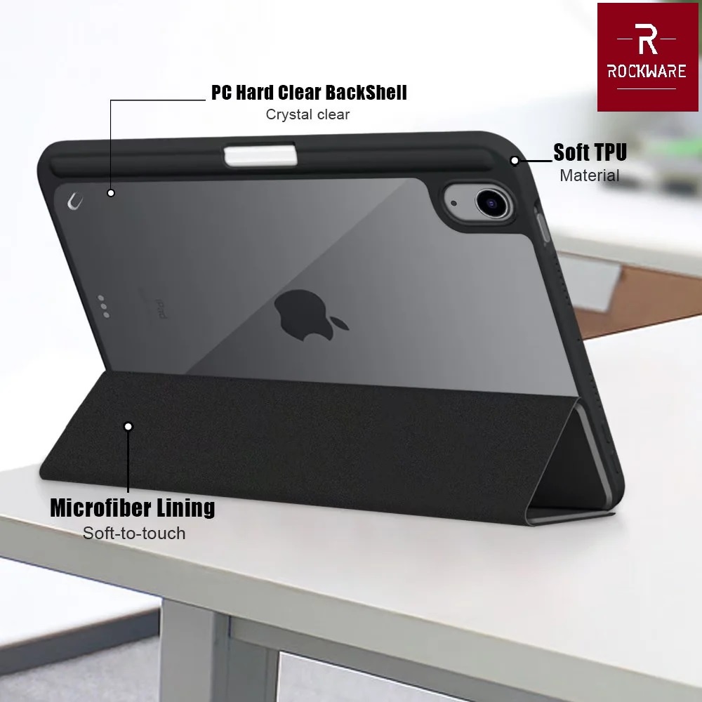 AKN88 - ROCKWARE RW-TS006 Flip Cover Case for iPad Mini 6 2021