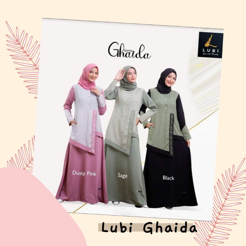 [Terbaru] Gamis Lubi Ghaida Ready