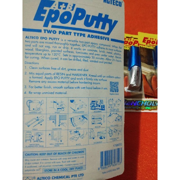 

LEM PORTING ALTECO LEM KAPAL ALTECO EPOPUTTY 50GR