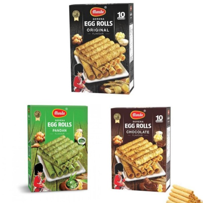 

MONDE SERENA EGG ROLL 70GR ALL VARIANT /PCS