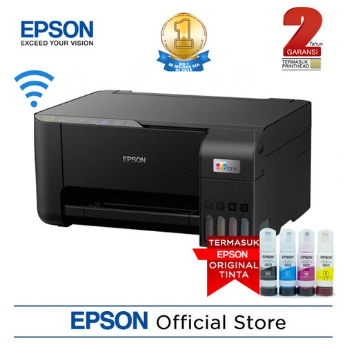 Printer Epson L3250 print scan copy wifi pengganti L3150