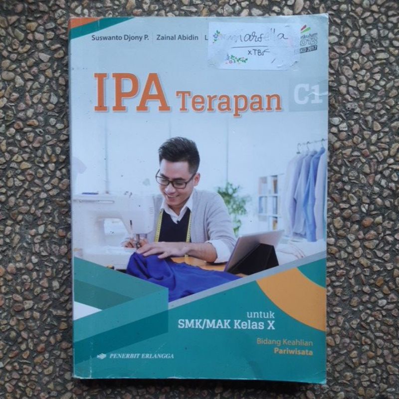 Buku ipa Terapan Smk Kelas 10 Revisi kurikulum 13.Erlangga