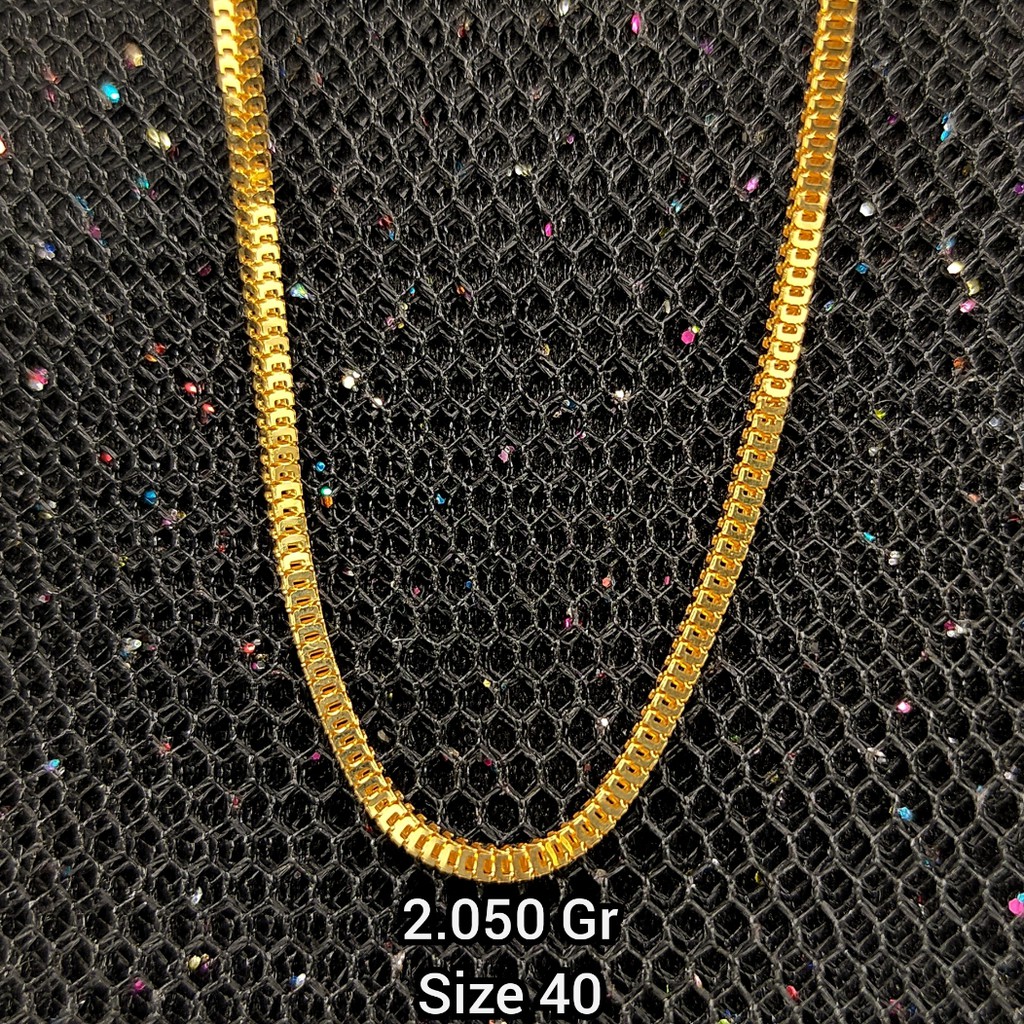 Kalung Emas 17 K - Milano 2.050 gr Kadar 750 - 2680