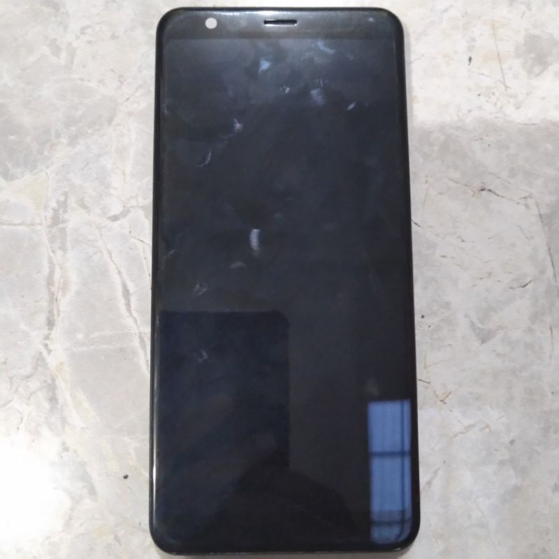 Lcd ts frame Asus Zenfone Max Plus M1 x018d zb570tl ori copotan minus tc bagian atas