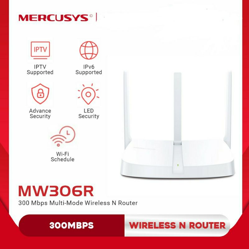 Mercusys MW306R 300Mbps Wireless N Router Multi-Mode