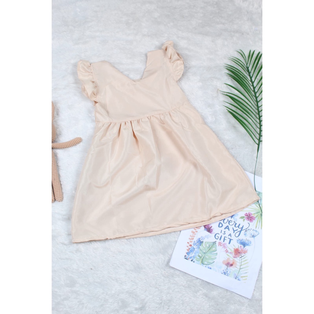 BEFAST - ZTL OOTD Dress Anak / DRESS ANAK POPULAR / Pakaian Anak-Anak Perempuan / Dress Pesta Anak-Anak / Dress Midi Keluaran Terbaru / Fashion Anak Perempuan Kekinian / Trendy / Dress Polos Casual / Terlaris