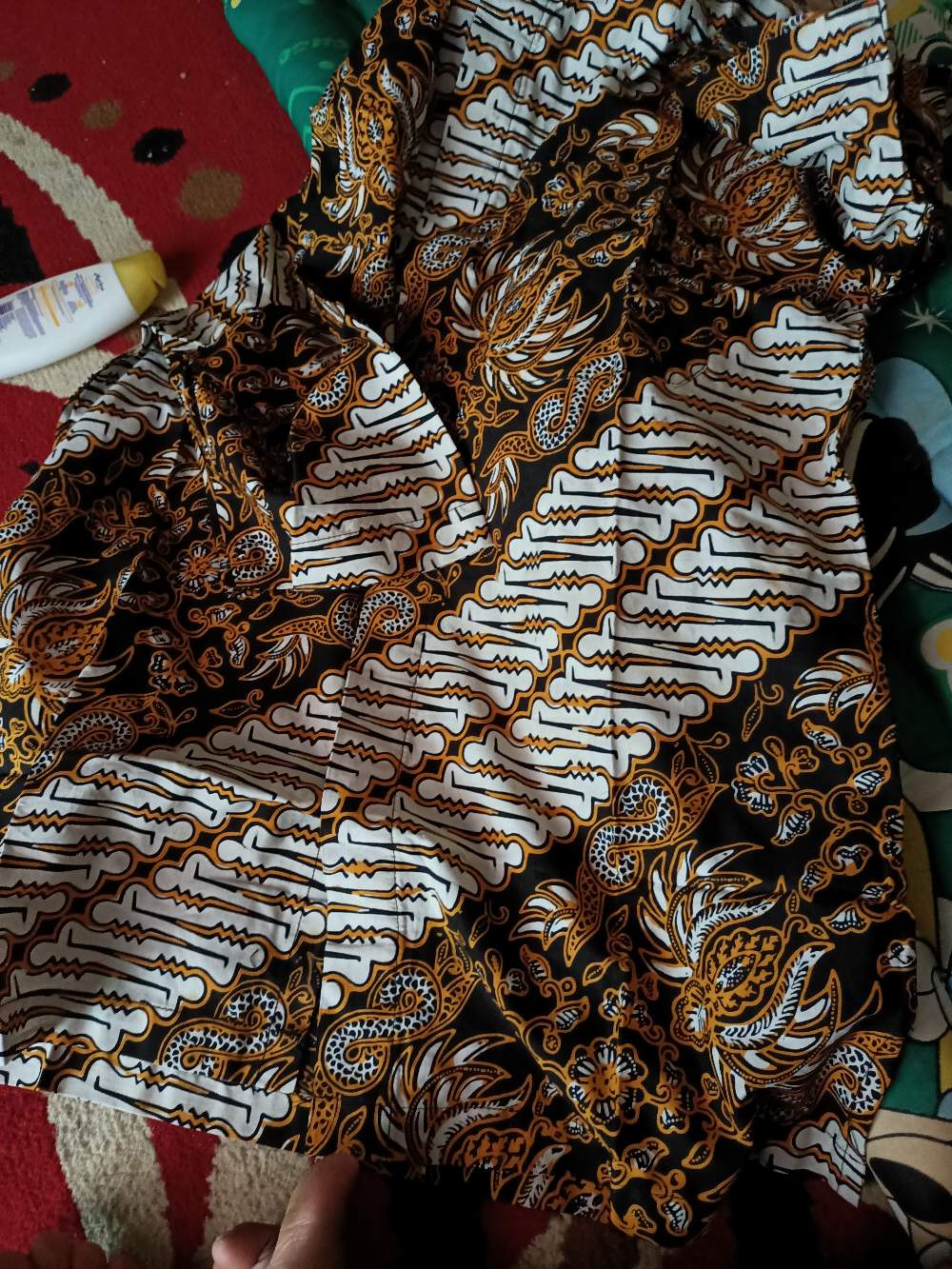 Kemeja Pria Atasan Batik Malvin Sk Atasan Pria Lengan Pendek Bahan Katun Cap Batik Huza