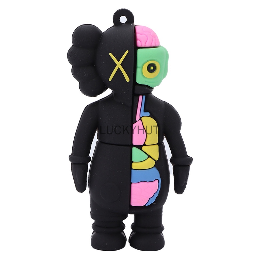 Usb Flash Drive Bentuk Beruang KAWS Kapasitas 64GB