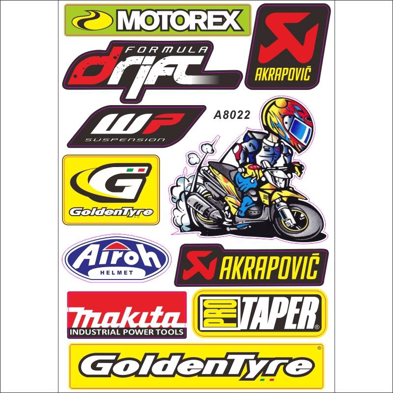 Stiker Motor Sport