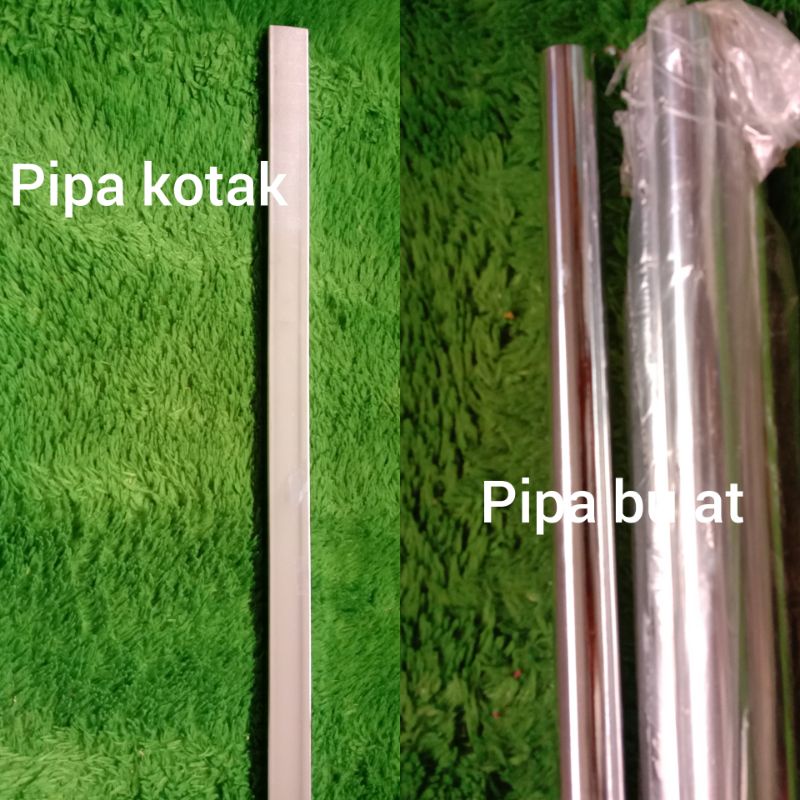 pipa kotak besi stenlis dan pipa bulat