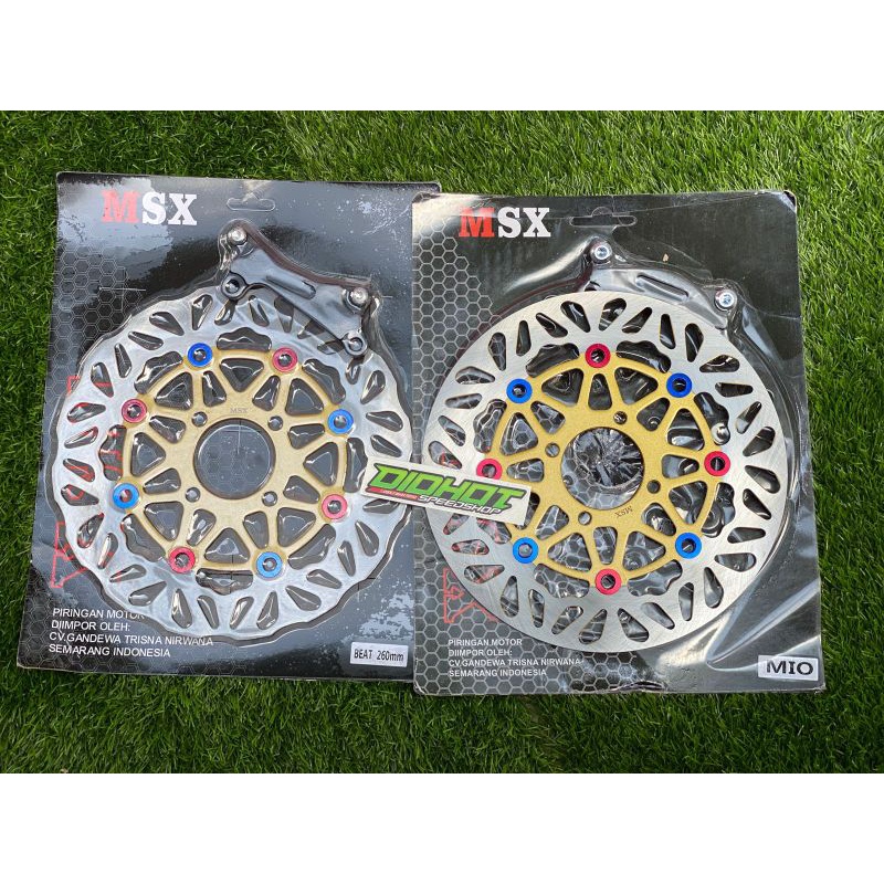 Disk/piringan ukuran 260mm semi floating copy tdr buat beat mio vario