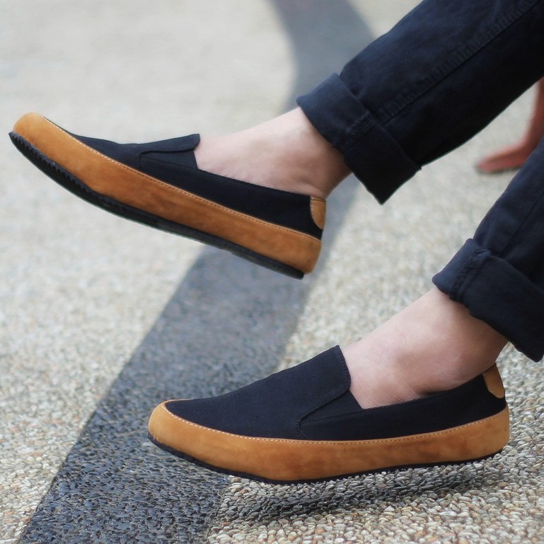 Tone 0.1 Black | Sepatu Canvas Vintage Klasik Casual Pria Boat Ori Original Footwear | FORIND x Reyl