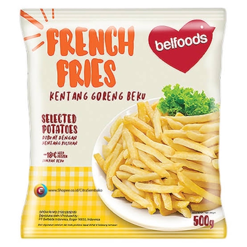 

Belfoods - French Fries Kentang Goreng 175 gram