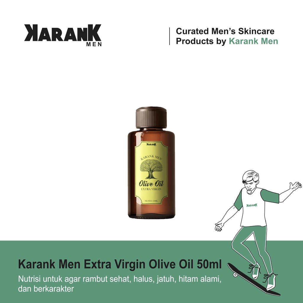Extra Virgin Olive Oil Murni 100% (50ML) / Minyak Zaitun Asli / Vitamin  Rambut / Conditioner / Hair