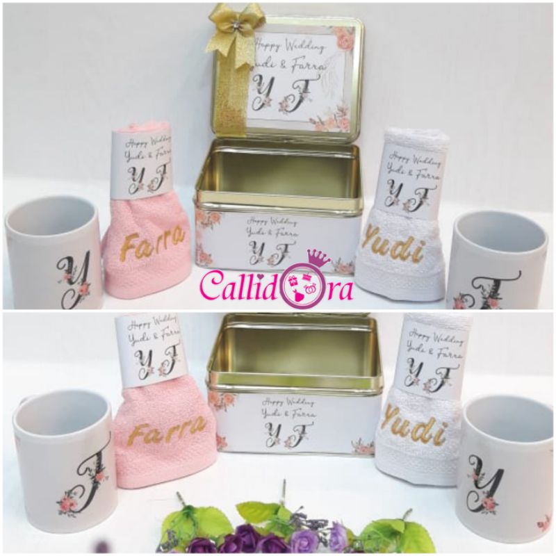 

Hadiah pernikahan buat couple/hampers kado wedding /gift perkawinan