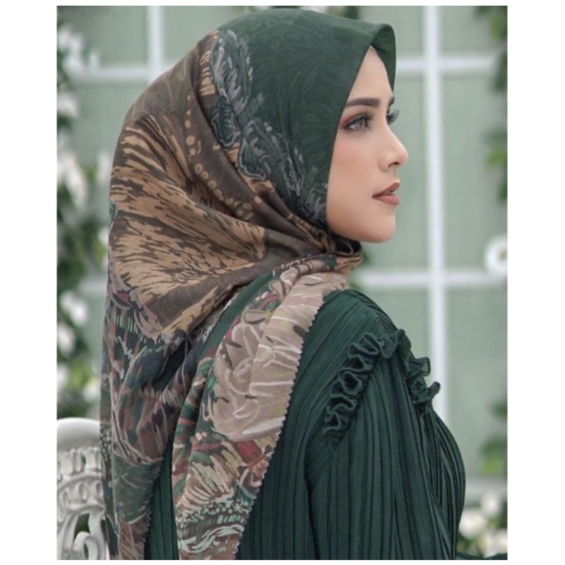 Prelove buttonscarves Farsha Series jungle