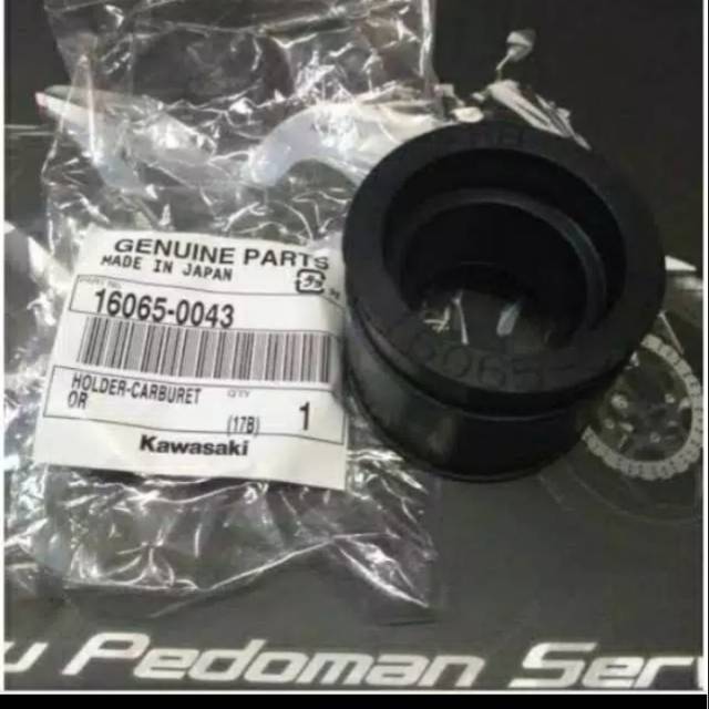 Karet intake manipul maniful ninja 250 karbu original Kawasaki 16065-0043