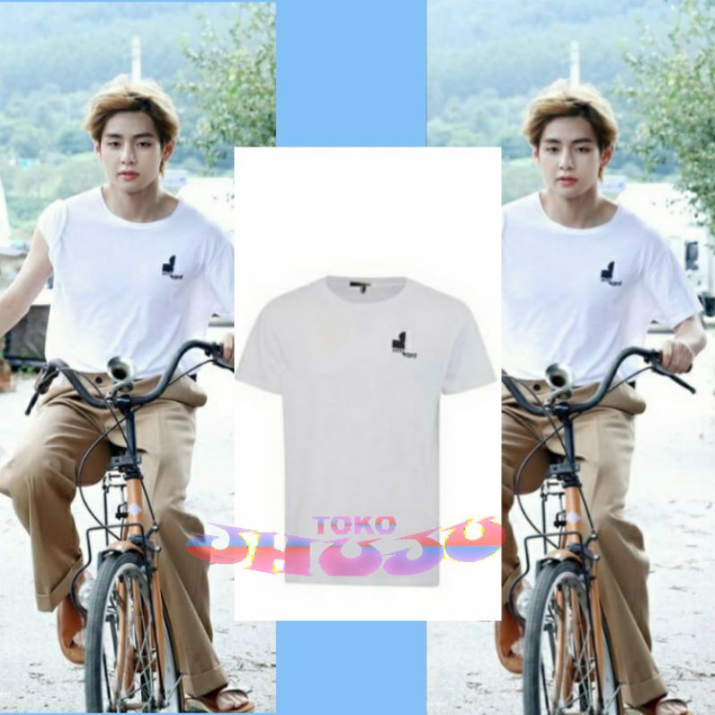 Baju Kaos BTS Kim Taehyung logo morannt