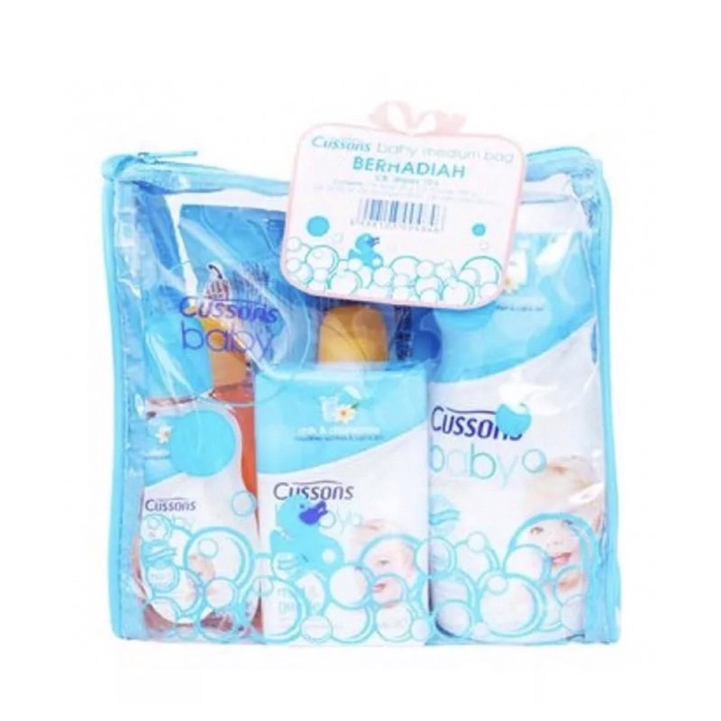 Cussons Baby Medium Bag trave pack pink purple blue