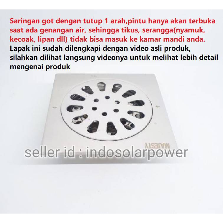 Saringan got kamar mandi 4&quot; 10 cm anti tikus serangga nyamuk kecoa kecoak lipan tutup saluran air