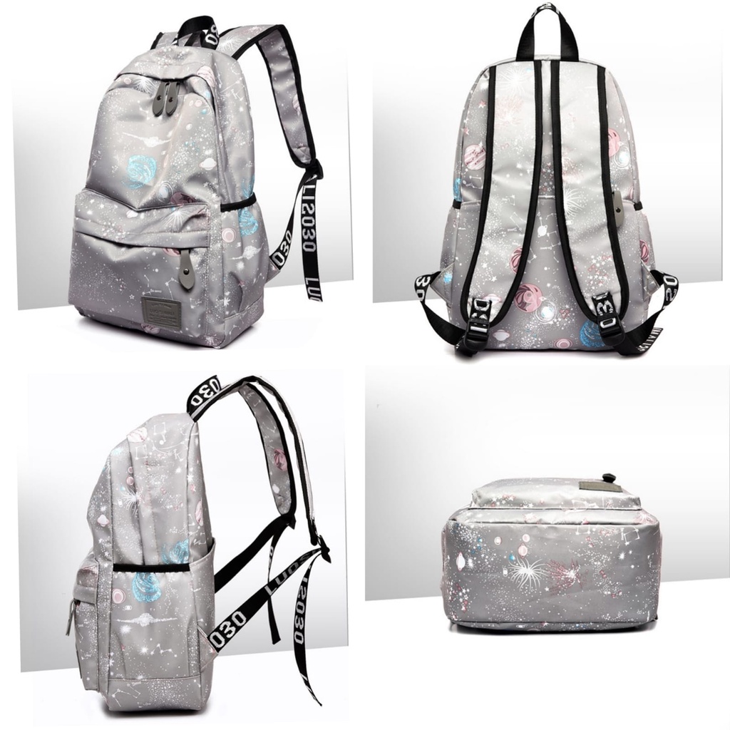 TAS RANSEL WANITA BACKPACK ANTI AIR SLOT LAPTOP GREY MANIKA IMPORT KOREA GENDONG TA540G2 SEKOLAH BRANDED KULIAH KERJA KEKINIAN PREMIUM BATAM PUNGGUNG REMAJA CEWEK MURAH