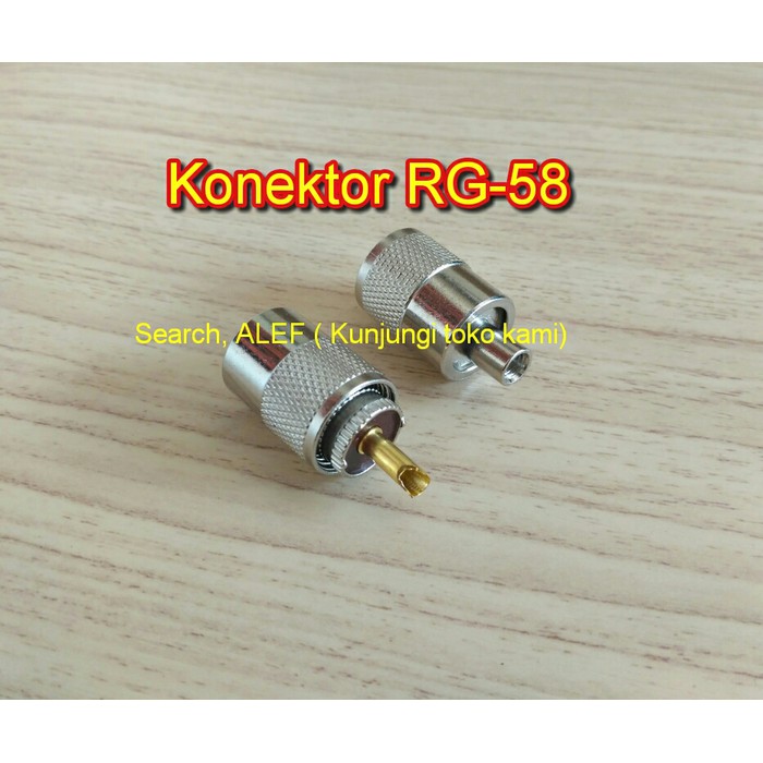 Konektor rg58 connector kabel antena radio rg 58 cable