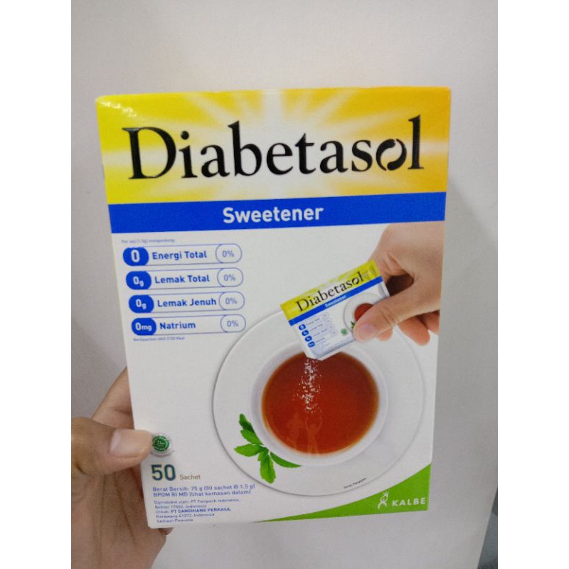 

Diabetasol Zero Calorie Sweetener Box 50's