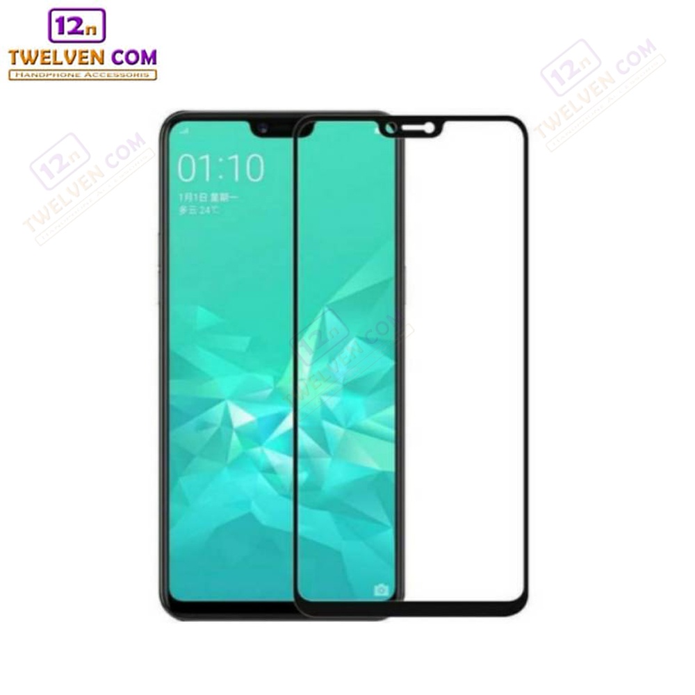 [FLASH SALE] zenBlade 5D Full Cover Tempered Glass Realme 2 - Hitam