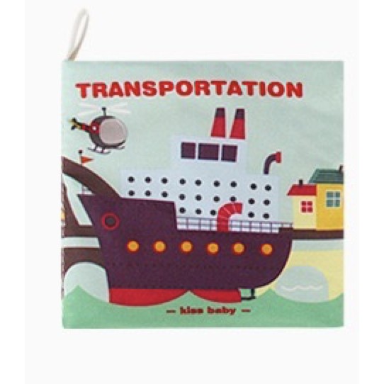 [Rumah MAINAN] Mainan edukasi Buku bayi kain/Baby first book baby birthday gift kado lahiran bayi-TRANSPORTATION
