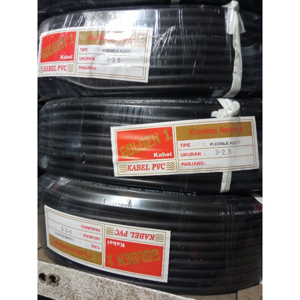 kabel serabut 3x2.5 kabel pompa submersible eceran