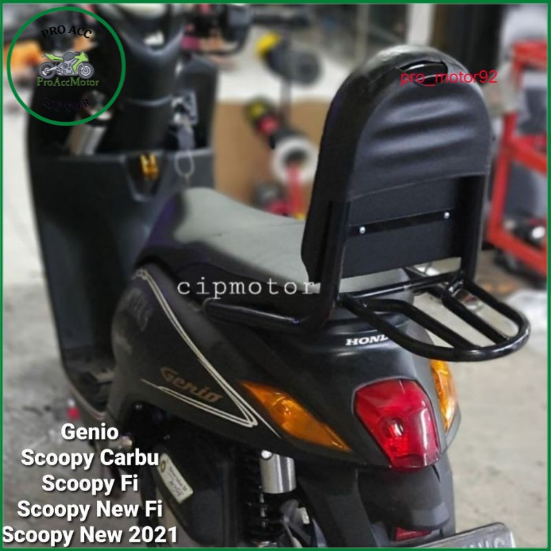 Sandaran Honda GENIO SCOOPY Karbu Scoopy Fi Scoopy New Fi