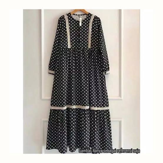 BUY 1 GET 1 | MILANA POLKA DRESS MONALISA POLKADOT | UKURAN 5L XXXL XXL XL L M S