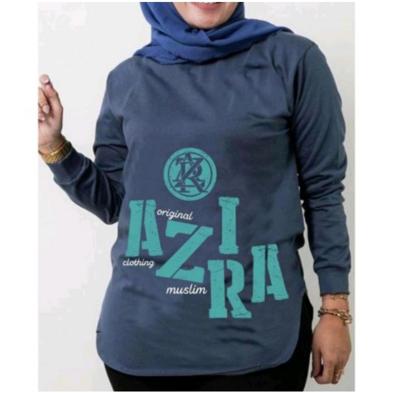 Kaos Lengan Panjang Azira/Kaos Hijab Azira Origina
