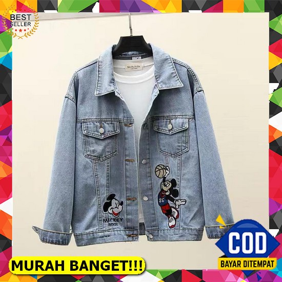 Jaket Wanita Korea Import Cwe Distro Cewek Jins Uo554 Jaket Levis Yw154 Off White Station Best Sell 
