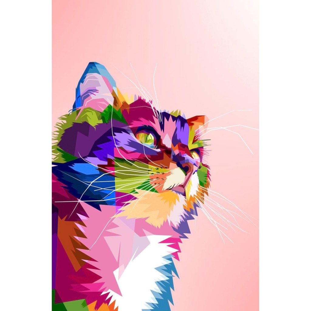 Walldecor / Hiasan Dinding Tema CAT / Kucing / Persia Anggora