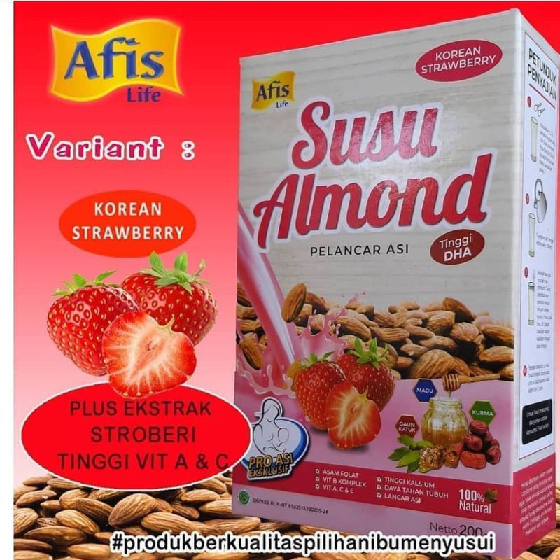 susu almond pelancar ASI